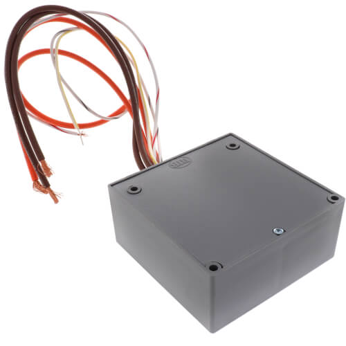 Enclosed Relay 30 Amp DPST and Coil Side Override w/ 120 VAC Coil