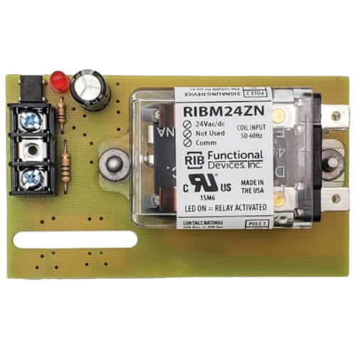 Main product image of 4" Track Mount Power Relay, 30 Amp DPDT, with 24 VAC/DC Coil