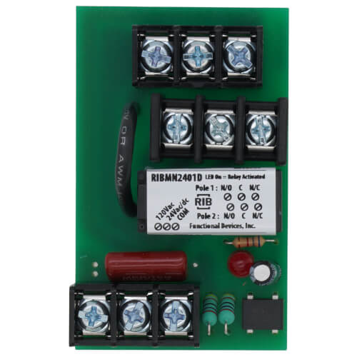 Main product image of Panel Relay 10A DPDT Relay w/ 24VAC/DC,120V
