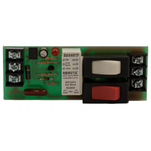 RIBMU1SC Functional Devices RIBMU1SC 4" Track Mount Pilot Relay, 15