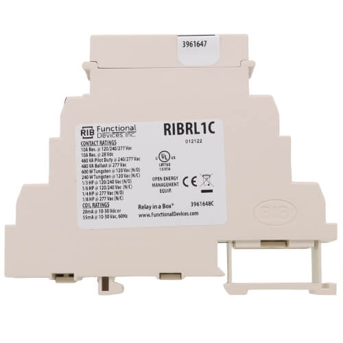 Main product image of DIN Mount Relay 10 Amp SPDT with 10-30 Vac/dc Coil