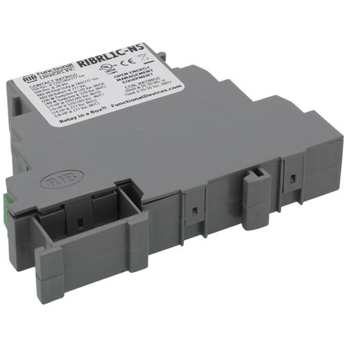 Main product image of DIN Rail Mount Relay, 10 Amp SPDT, 10-30 VAC/DC Coil