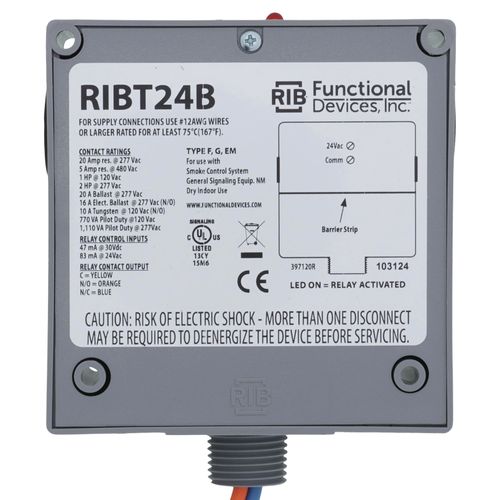 Main product image of Enclosed Power Relay, Hi/Lo Voltage Separation, 20 Amp SPDT, with 24 VAC/DC Coil