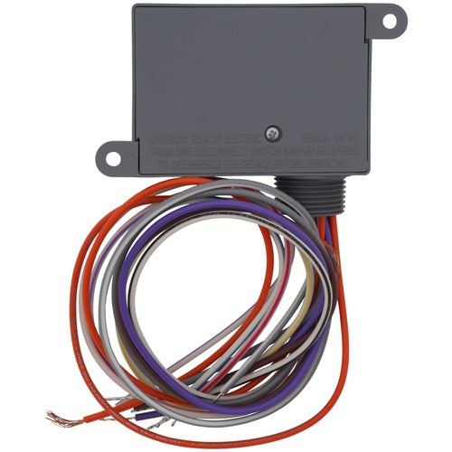 Main product image of Enclosed Pilot Relay 10 Amp, SPST-N/O & Override & 1 SPDT w/ 10-30 Vac/dc/120 Vac Coil