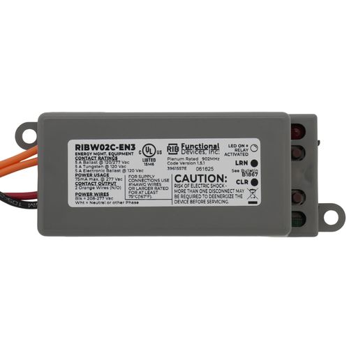 Main product image of EnOcean 902 MHz Wireless Relay, Receiver / Repeater, 5A SPST-N/O, 208-277 Vac Power Input, NEMA 1 Housing