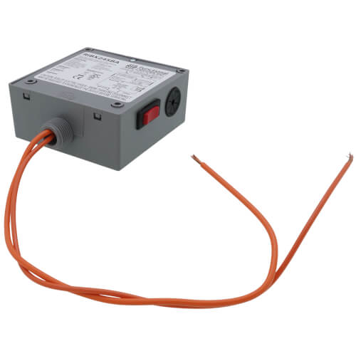 Main product image of Enclosed .5/20A Amp Relay and Adjustable Current Switch Combination w/ Override Switch
