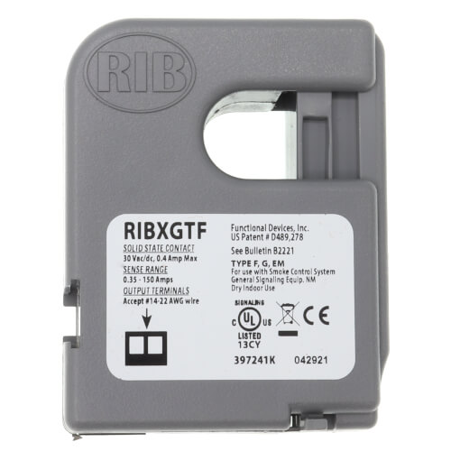 Main product image of Split Core, Fixed Current Switch, 0.35-150 Amp, Terminal