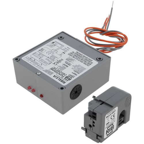 Main product image of Current Switch & Relay Combination, 10A SPST + Override, 10-30 Vac/dc Coil, Remote Split Core, Adjustable, 3-150A, NEMA 1 Housing