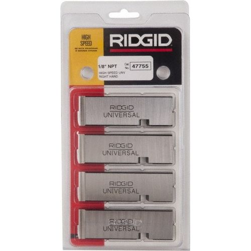 Main product image of Thread Chaser Bolt Die, 1/8-27 NPT, 12-Degree Hook Angle, High Speed, Right Hand for Ridgid 504A, 711, 713, 811A, 815A, 816, 817 & 842 Die