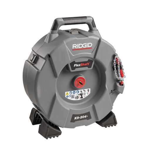 Main product image of K9-204+ FlexShaft Drain Cleaning Machine for 2"-4" Pipes w/ 5/16" x 70' Cable & Kit