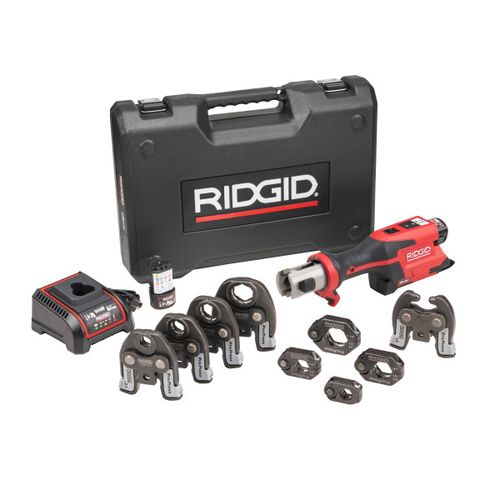 Main product image of RP 251 Press Tool Kit w/ Battery and Charger (Includes 1/2" to 1-1/4" ProPress Jaws and Rings) and C1 Actuator