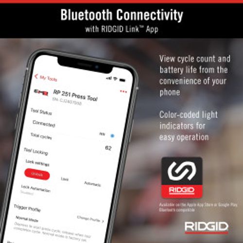 78228 - RIDGID 78228 - RP 251 Press Tool Kit w/ Battery and Charger ...
