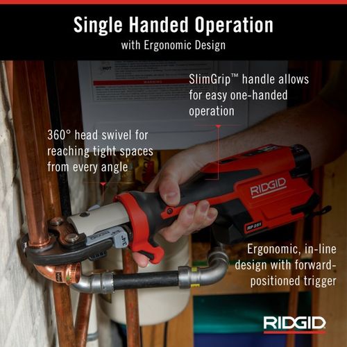 78248 - RIDGID 78248 - RP 251 Press Tool Kit w/ Battery and Charger ...