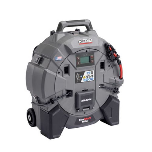 Main product image of KM-1004 FlexShaft Milling Machine for 2" to 4" Pipes w/ 5/16" x 80' Cable and Kit