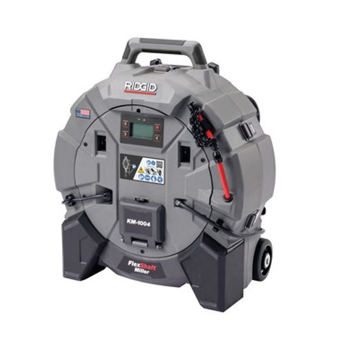 Main product image of KM-1004 FlexShaft Milling Machine for 2" to 4" Pipes w/ 5/16" x 80' Cable and Kit