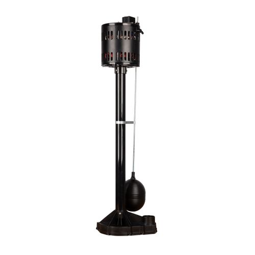 Main product image of RLSP33PED 115V, 1/3 HP, 3300 GPH Thermoplastic Pedestal Pump w/ 8 ft. Cord (Black)