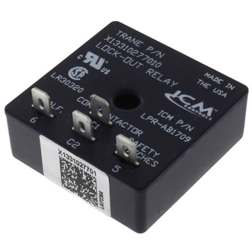 RLY1781 Trane RLY1781 Lockout Relay, 24V