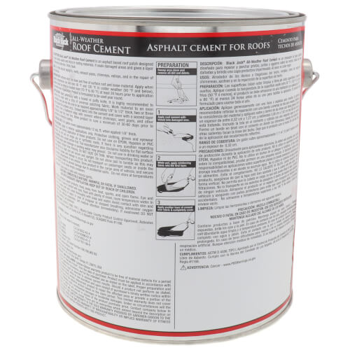 RM1G DiversiTech RM1G 1 Gallon, Black Jack All Weather Roof Cement