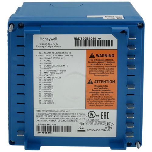 On-Off Primary Control with Shutter Terminal Available