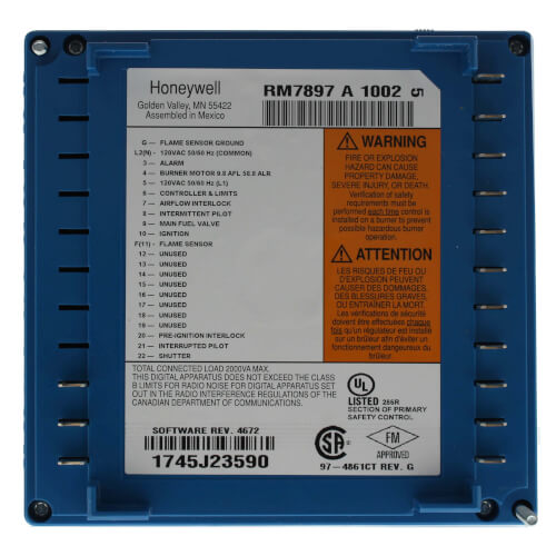 Main product image of On-Off Primary Control w/ Pre & Programmable Post Purge, Shutter Drive