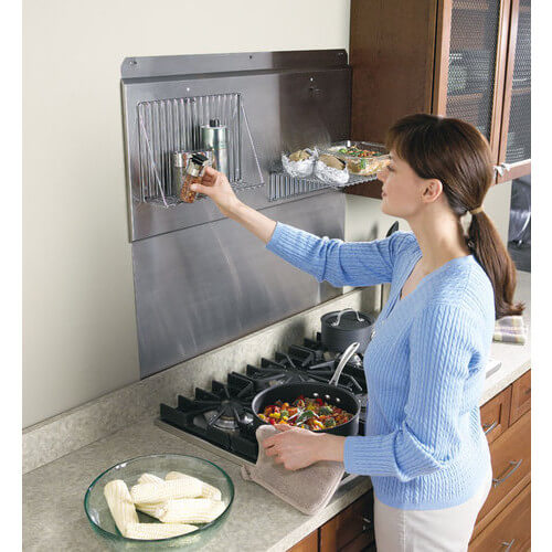 36" Stainless Steel Backsplash