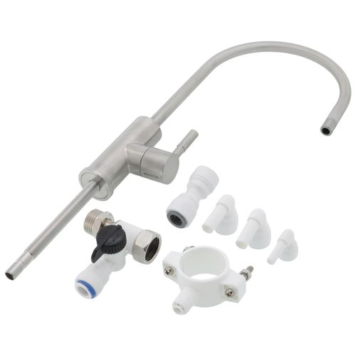 Main product image of Tankless Reverse Osmosis Water Filtration System w/ Brushed Nickel Faucet, Fast Flow (1000 GPD)