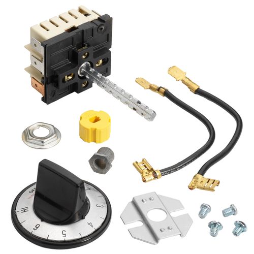 Main product image of 120V Commercial Infinite Switch w/ Black Dial