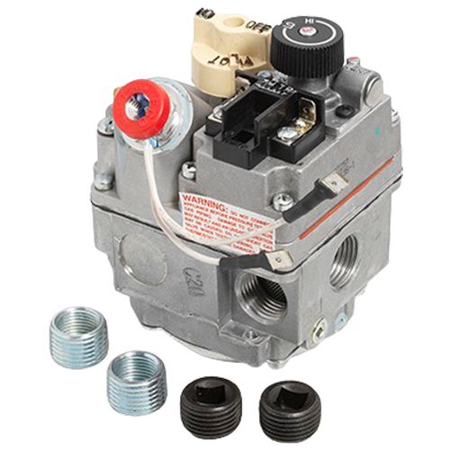 Main product image of 1/2" X 1/2" Slow Opening Gas Valve, w/ side tap (100,000 BTU)