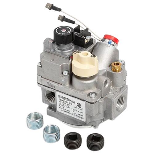 Main product image of 1/2" X 1/2" Slow Opening Gas Valve, w/ side tap (100,000 BTU)
