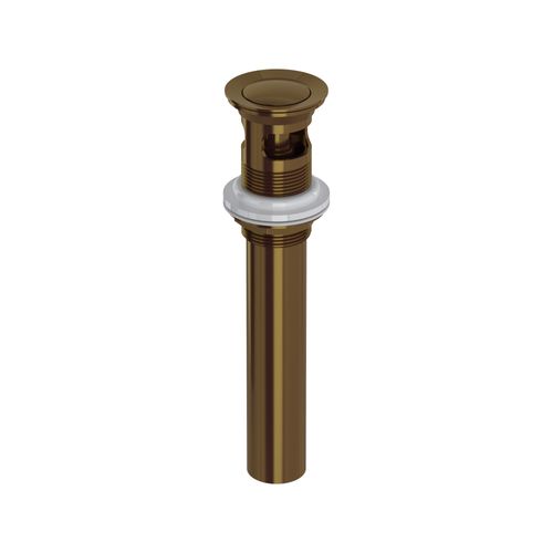 Main product image of Push Drain With Overflow (French Brass)