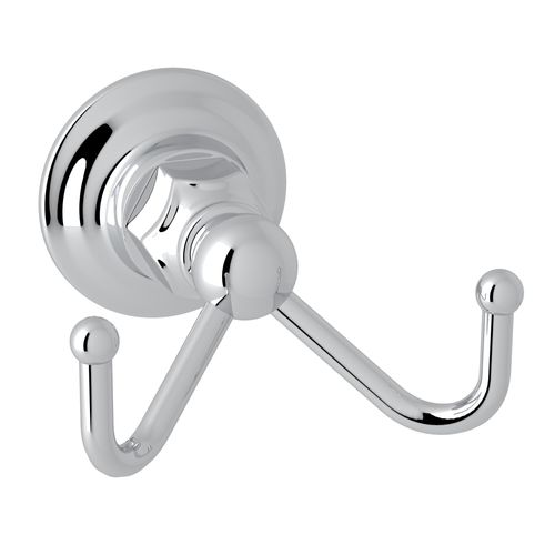 Double Robe Hook (Polished Chrome)