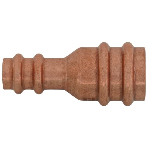 Main product image of 1-1/8" x 5/8" OD ACR Copper Press Reducing Coupling