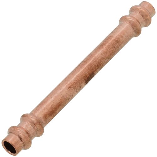 Main product image of 1/4" OD ACR Copper Press Extended Length Coupling, No-Stop