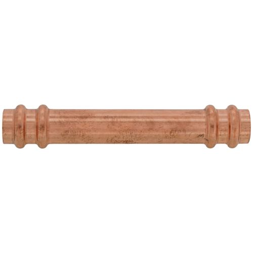 Main product image of 1/2" OD ACR Copper Press Extended Length Coupling, No-Stop
