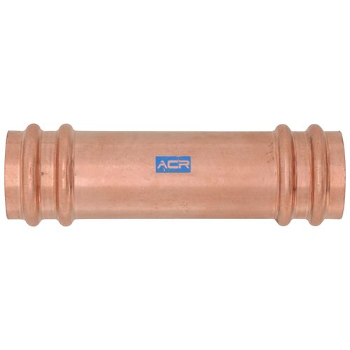 Main product image of 1-3/8" OD ACR Copper Press Extended Length Coupling, No-Stop