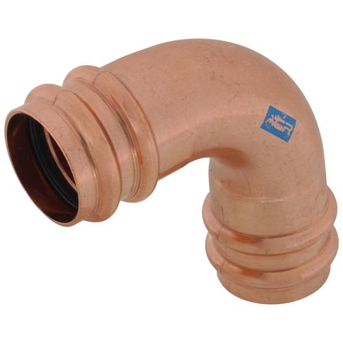Main product image of 1-3/8" OD ACR Copper Press Long Radius 90-Degree Elbow