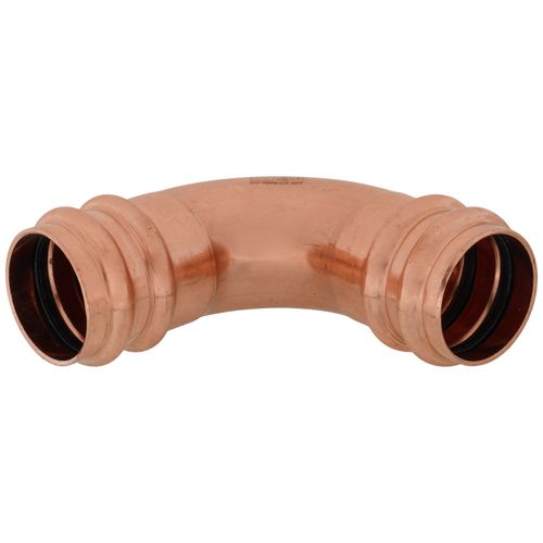 Main product image of 1-3/8" OD ACR Copper Press Long Radius 90-Degree Elbow