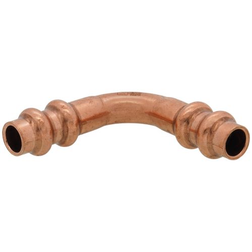 Main product image of 1/4" OD ACR Copper Press Long Radius 90-Degree Elbow