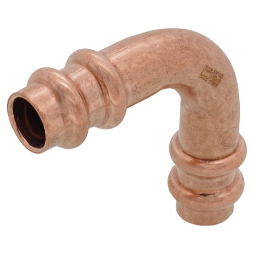 Main product image of 3/8" OD ACR Copper Press Long Radius 90-Degree Elbow