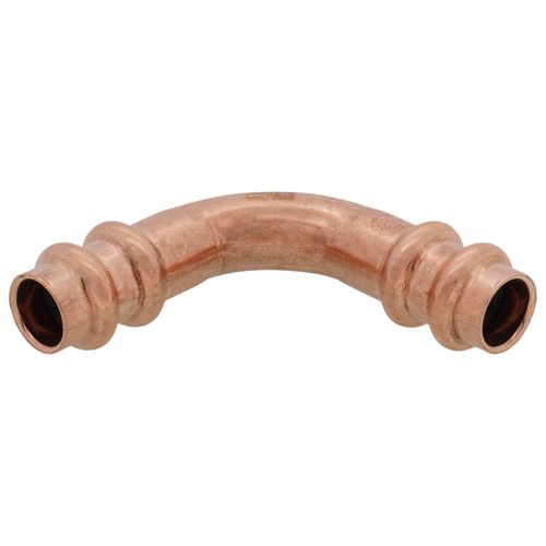 Main product image of 3/8" OD ACR Copper Press Long Radius 90-Degree Elbow