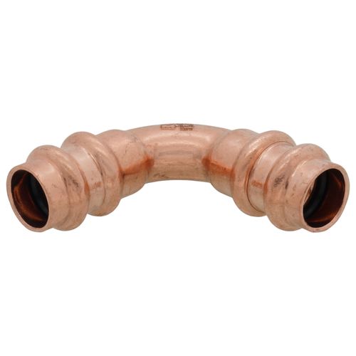Main product image of 5/8" OD ACR Copper Press Long Radius 90-Degree Elbow