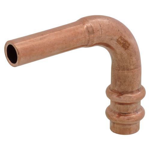 Main product image of 3/8" OD ACR FTG x Copper Press 90-Degree Street Elbow