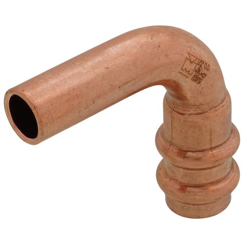 Main product image of 1/2" OD ACR FTG x Copper Press 90-Degree Street Elbow