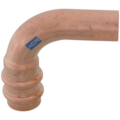 Main product image of 3/4" OD ACR FTG x Copper Press 90-Degree Street Elbow