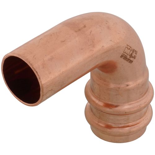 Main product image of 1-1/8" OD ACR FTG x Copper Press 90-Degree Street Elbow