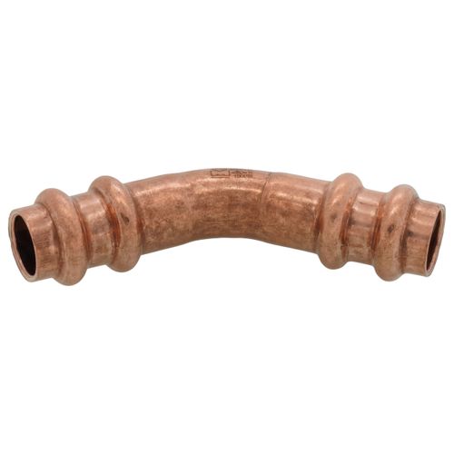 Main product image of 3/8" OD ACR Copper Press Long Radius 45-Degree Street Elbow