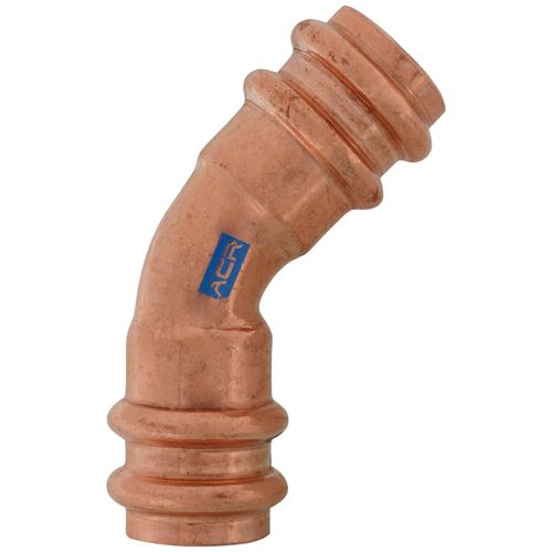 Main product image of 7/8" OD ACR Copper Press Long Radius 45-Degree Street Elbow