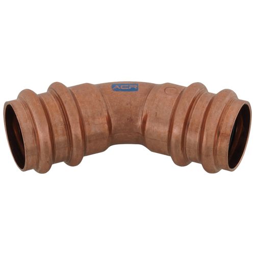 Main product image of 1-1/8" OD ACR Copper Press Long Radius 45-Degree Street Elbow