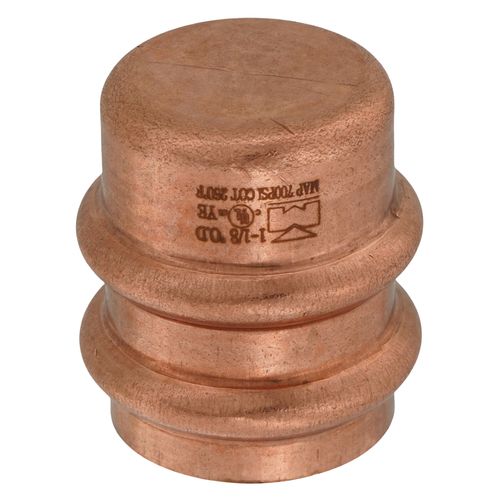 Main product image of 1-1/8" OD ACR Copper Press Cap