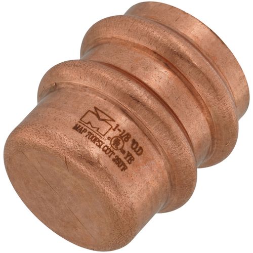 Main product image of 1-1/8" OD ACR Copper Press Cap